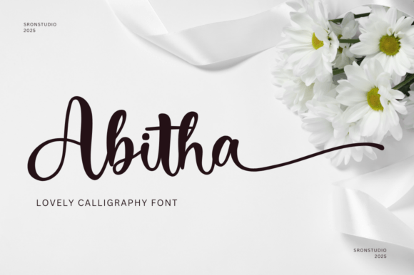 Abitha: A Delicate Script Font for Editorial Elegance