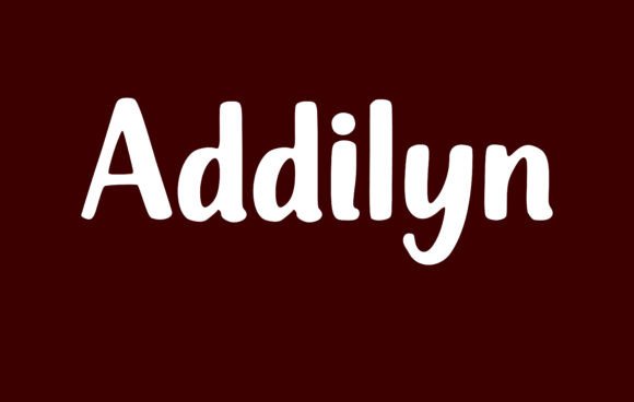 Addilyn Font: A Romantic Script for Editorial Design