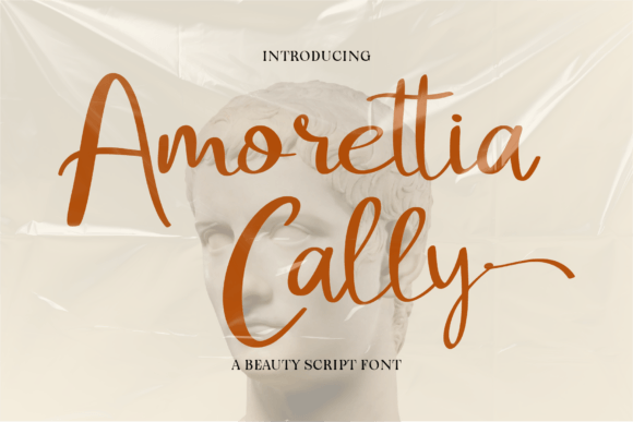 Amorettia Cally: A Script Font for Editorial Elegance