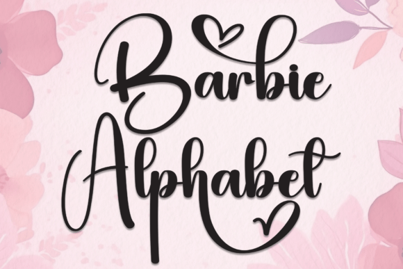 Barbie Alphabet: A Playful Script Font for Web Design
