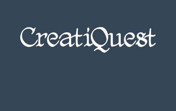 Creatiquest: A Romantic Handwritten Font for Creative Branding
