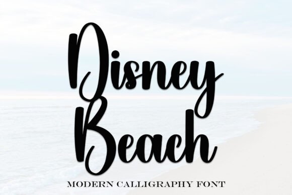 Disney Beach: A Script Font That Brings Warmth to Digital Design