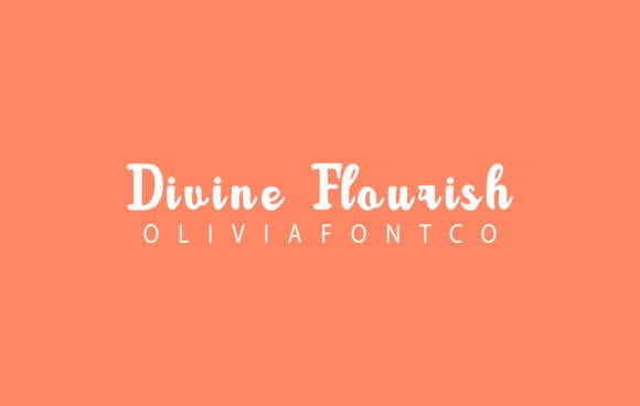 Divine Flourish: A Handwritten Font for Creative Crafters
