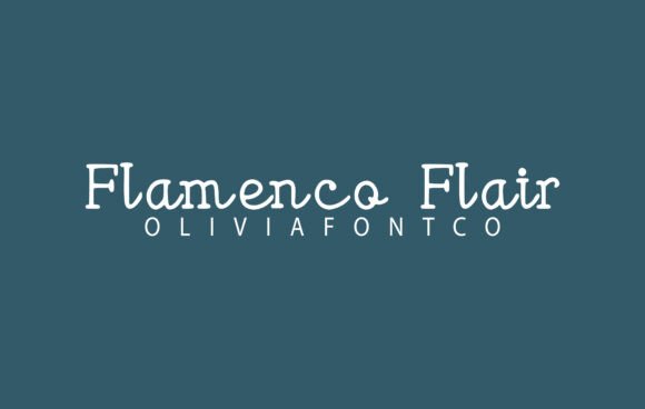 Flamenco Flair: A Script Font for Editorial Elegance
