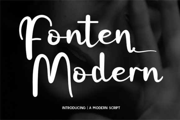 Fonten Modern: A Script Font for Editorial Elegance