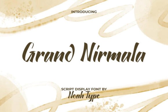 Grand Nirmala: A Script Font That Elevates Digital Design