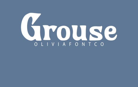 Grouse Font: A Romantic Handwritten Touch for Your Creative Projects