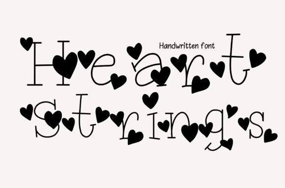 Heartstrings: A Font for Love and Campaigns