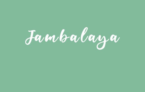 Jambalaya Font Review for Web Designers