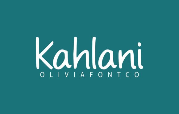 Kahlani Font: A Romantic Handwritten Touch for Editorial Design