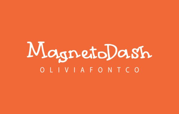 MagnetoDash Font: A Romantic Script for Handmade Creators