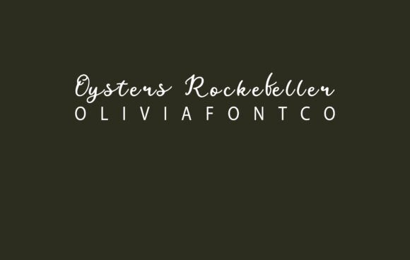 Oysters Rockefeller: A Script Font That Elevates Digital Branding