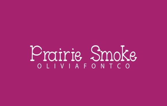 Prairie Smoke Font: A Romantic Script for Editorial Design