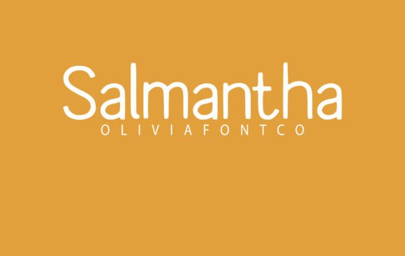 Salmantha: A Romantic Handwritten Font for Creative Branding