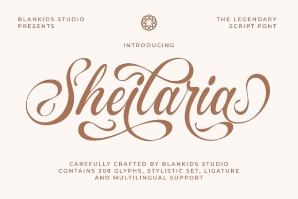 Sheilaria: A Script Font for Dynamic Campaigns