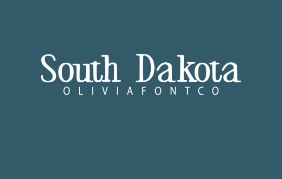 South Dakota: A Script Font for Editorial Design
