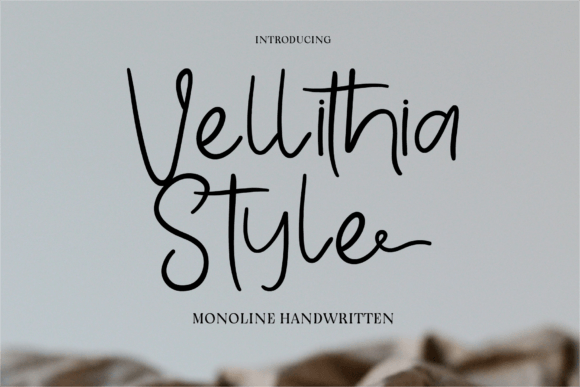 Vellithia Style: A Font That Breathes Life Into Your Creations