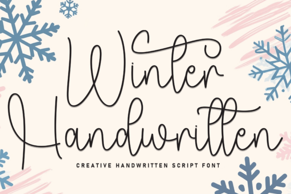 Winter Handwritten: A Warm and Elegant Script for Branding